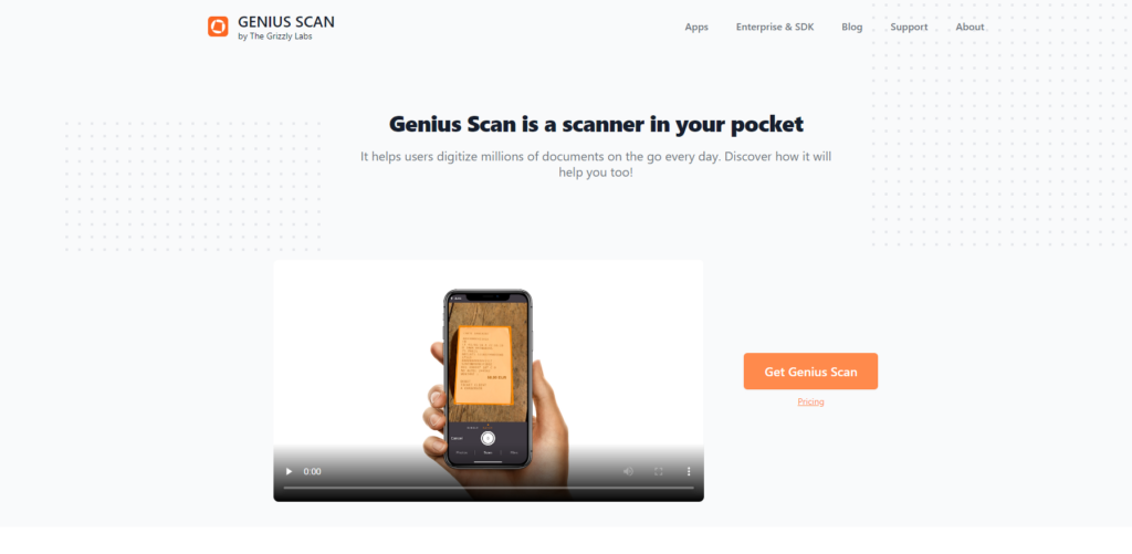Genius Scan - Tool für mobiles scannen
