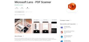 Microsoft Lens - eine Mobile Scanner-App